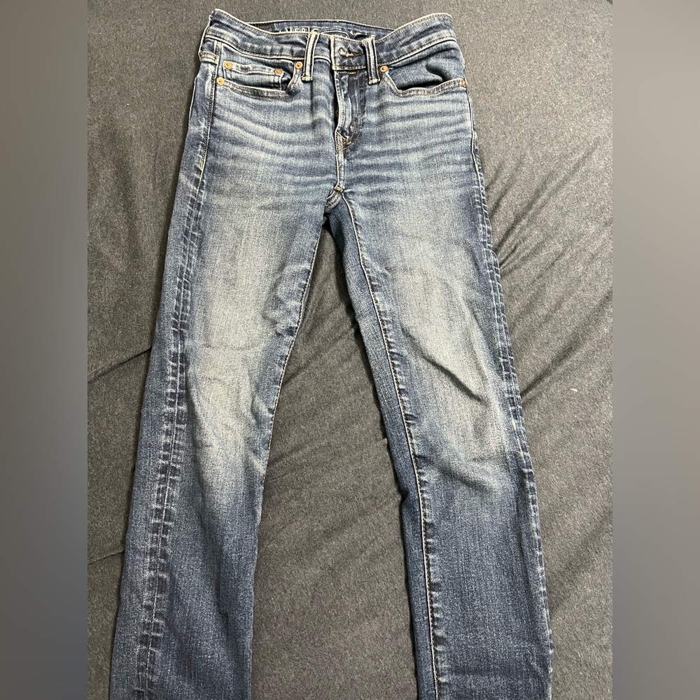 American Eagle Outfitters Light Blue Straight Jeans